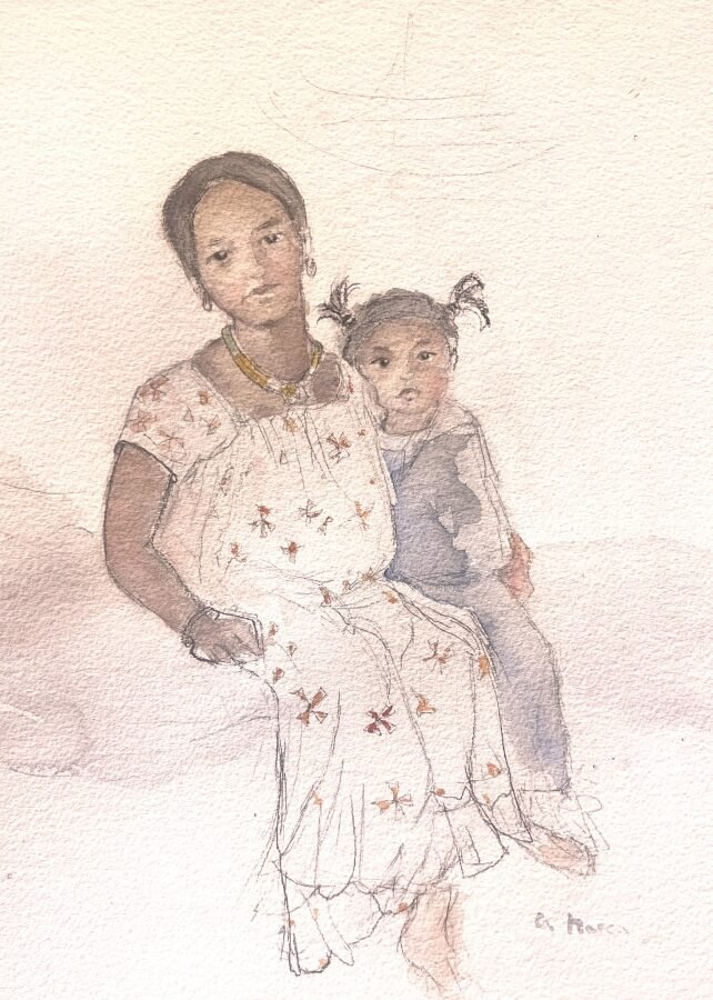 Mère et fillette