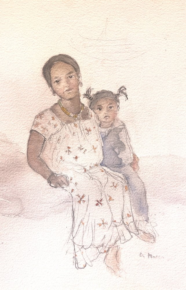 Mère et fillette