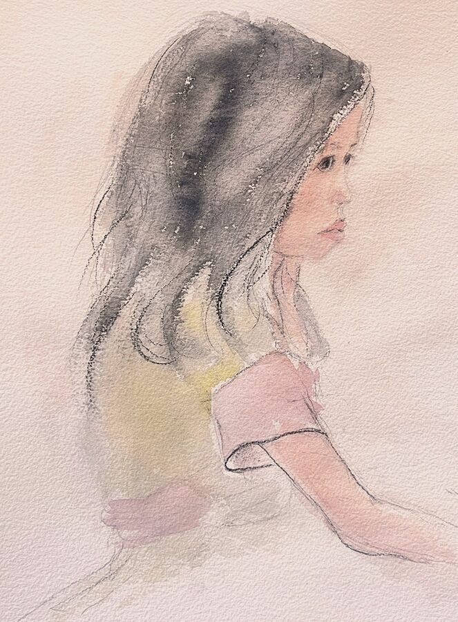 Jeune fille pensive