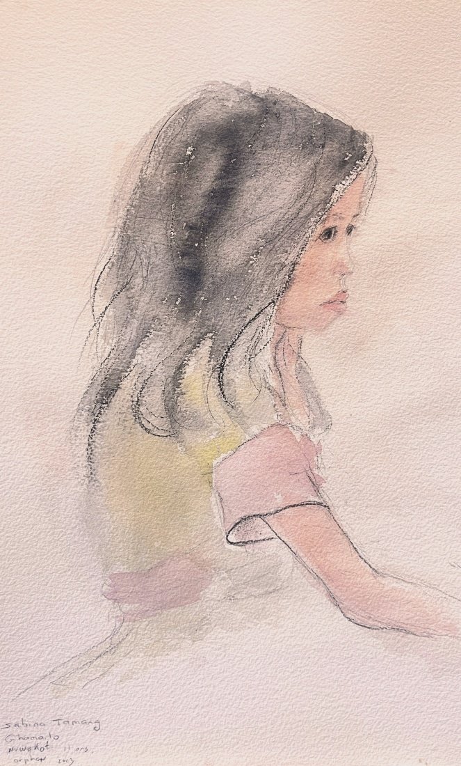 Jeune fille pensive